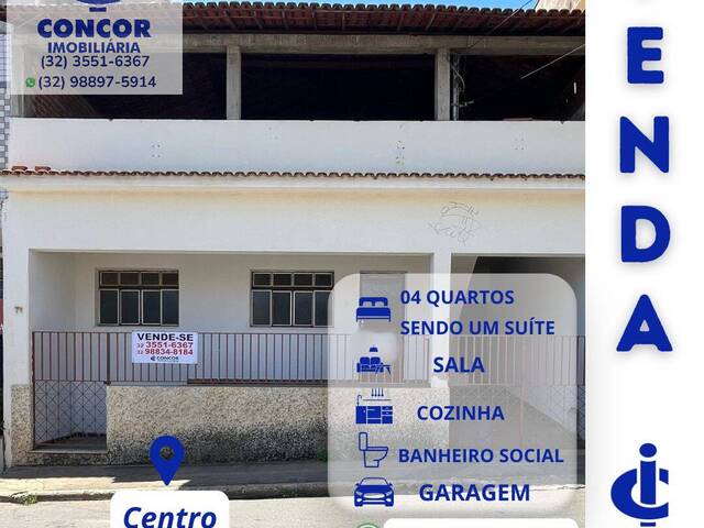 #525 - Casa para Venda em Visconde do Rio Branco - MG
